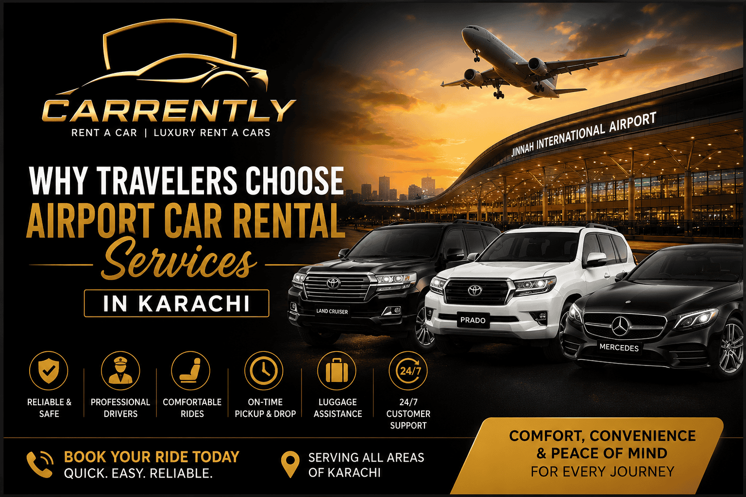 Why Travelers Choose Airport Car Rental Services in Karachi